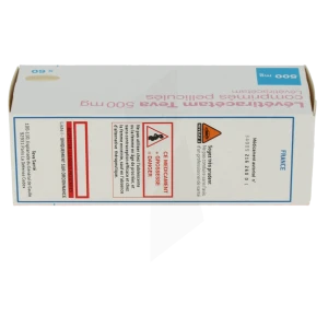 Levetiracetam Teva 500 Mg, Comprimé Pelliculé