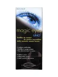 Magic Eyes Uno Lentilles journalières bleues