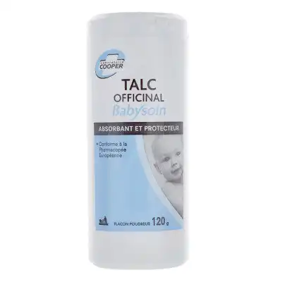 Talc Officinal Cooper Pdr B Pdreuse/120g à CUISERY