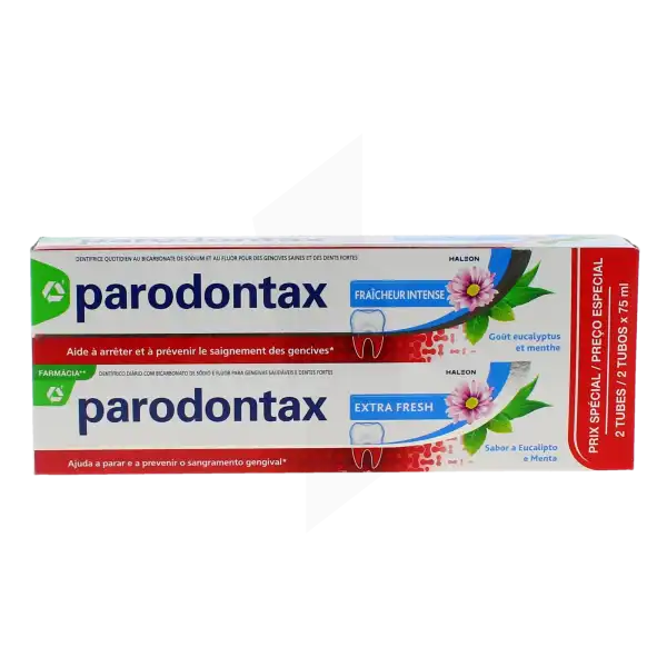 Parodontax Fraicheur Intense Lot 275 Ml