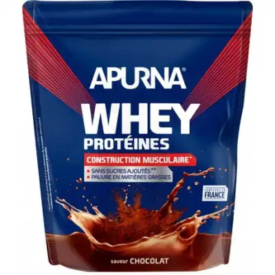 Apurna Whey Proteines Poudre Chocolat 750g à Bourges