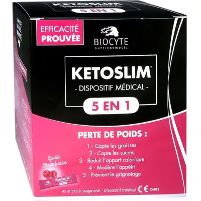 Biocyte Ketoslim Dm 5 En 1 Poudre 45 Sticks à Poitiers