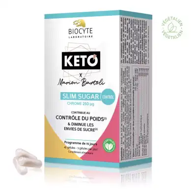 Biocyte Keto Slim Sugar Control Gélules B/45 à PORT-DE-BOUC
