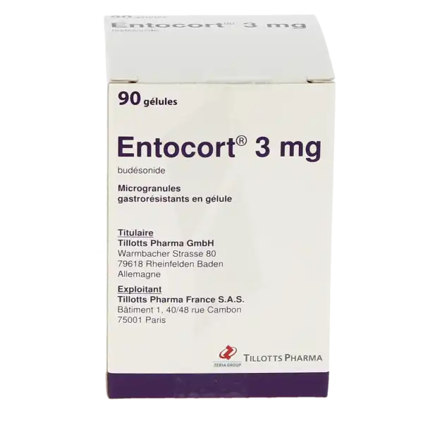 Entocort 3 Mg, Microgranules Gastro-résistants En Gélule