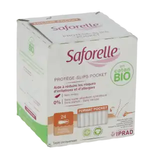 Saforelle Coton Protect Protège-slip Pocket B/24 à AMBARÈS-ET-LAGRAVE
