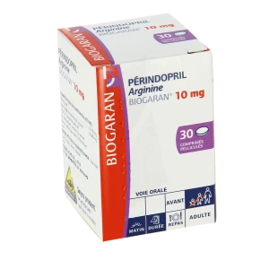 Perindopril Arginine Biogaran 10 Mg, Comprimé Pelliculé