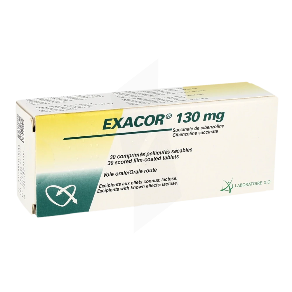 Exacor 130 Mg, Comprimé Pelliculé Sécable