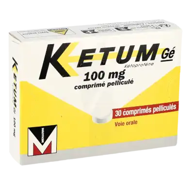 Ketum 100 Mg, Comprimé Pelliculé à Paris