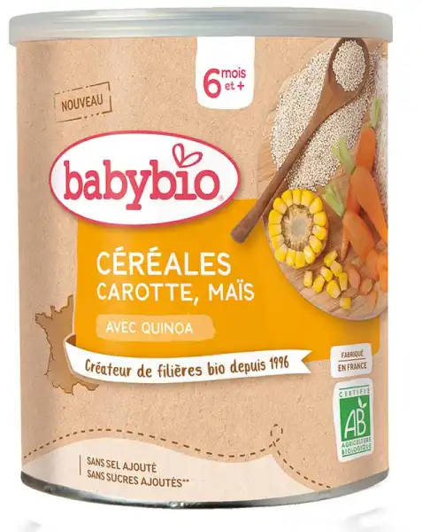 Babybio Céréales Carotte Maïs