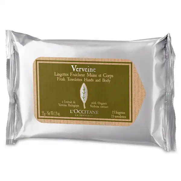 Occitane Verveine Lingettes RafraÎchissantes