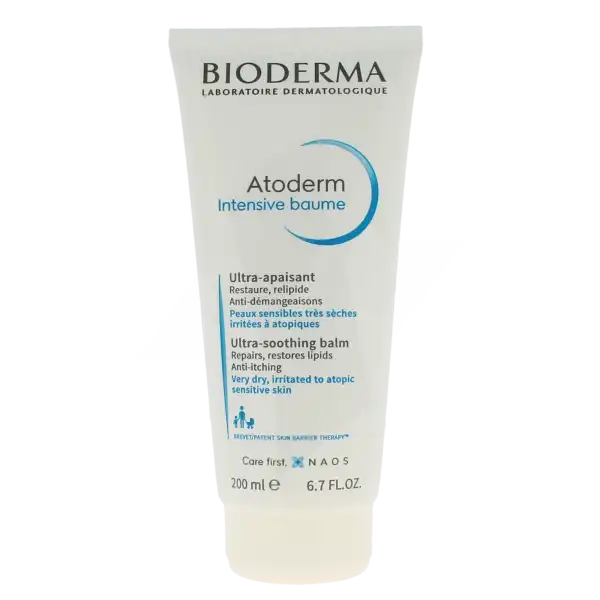 Bioderma Atoderm Intensive Baume Nourrissant Peau Tendance Eczéma Atopique 200 Ml
