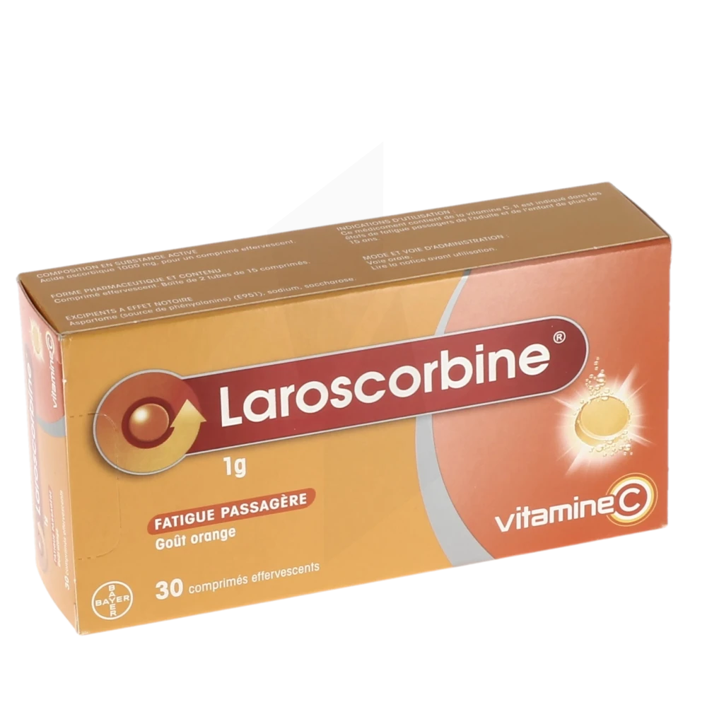 Laroscorbine 1 G, Comprimé Effervescent