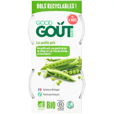 Good Gout - Bols Petits Pois 2x120g à Manosque