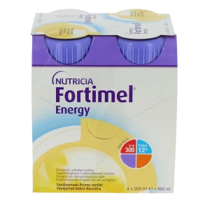 Fortimel Energy Nutriment Vanille 4 Bouteilles/200ml