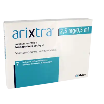 ARIXTRA 2,5 mg/0,5 ml, solution injectable en seringue pré-remplie
