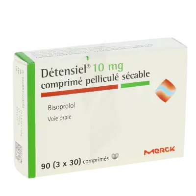 Detensiel 10 Mg, Comprimé Pelliculé Sécable à CHENÔVE