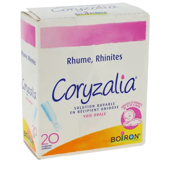 Boiron Coryzalia, Solution Buvable En Récipient Unidose