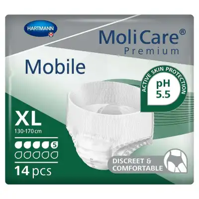 MoliCare Premium Mobile 5 Gouttes - Slip absorbant - Taille XL B/14