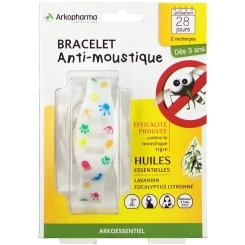 Arko Essentiel Bracelet Anti-moustique Enfant Multicolore