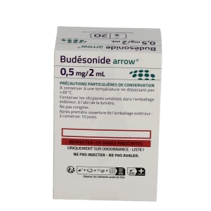 Budesonide Arrow 0,5 Mg/2 Ml, Suspension Pour Inhalation Par Nébuliseur En Récipient Unidose