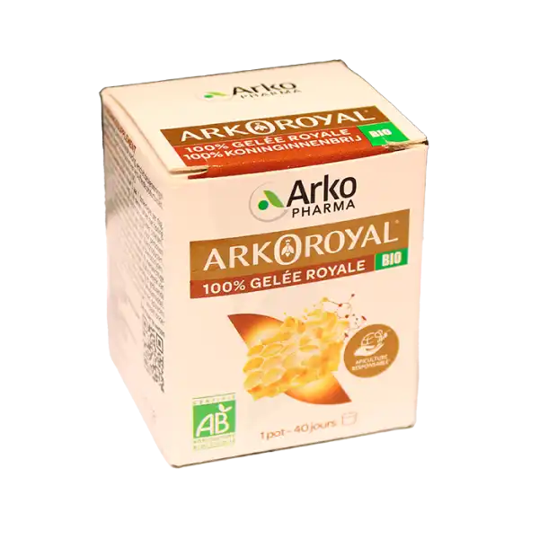 Arkoroyal 100% Gelée Royale Bio Gelée Pot/40g