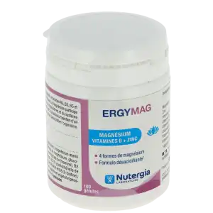 Ergymag Magnésium Vitamines B Gélules B/180 à MONTPELLIER