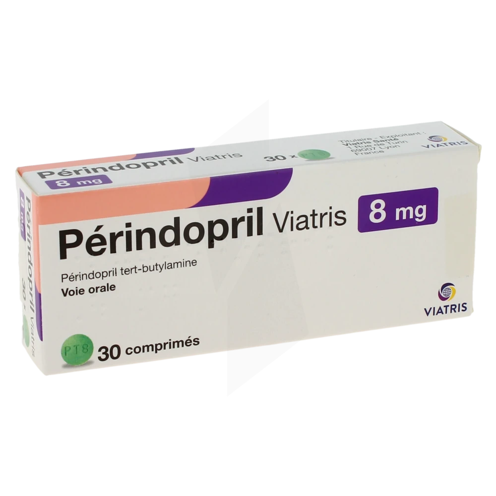 Perindopril Viatris 8 Mg, Comprimé