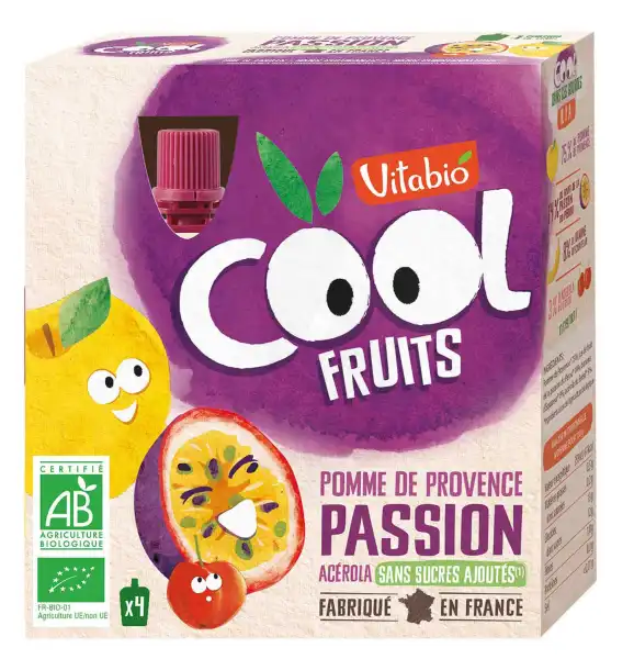 Vitabio Cool Fruits Pomme Passion