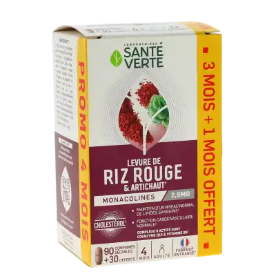 Santé Verte Levure De Riz Rouge Comprimés 2 Boîtes De 60 à Toulouse