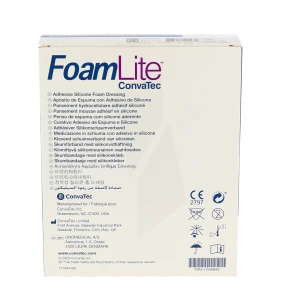 Foam Lite Convatec Pans Hydrocellulaire Adhésif Stérile 8x8cm B/10