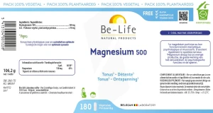 Be-life Mg 500 Gélules B/180