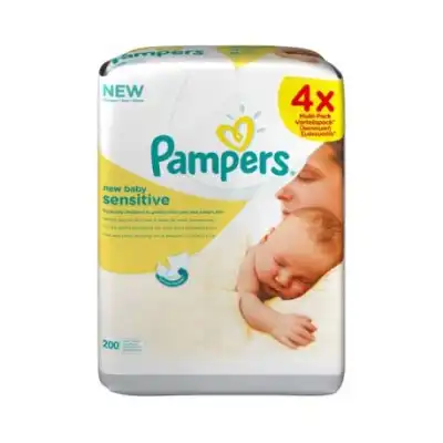 Pampers New Baby Sensitive Lingette 4 Paquets/50