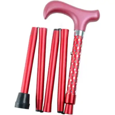 Thuasne Home Care Light Canne Poignée En T Mpc Réglable Diamant Rouge à Saint-Avold