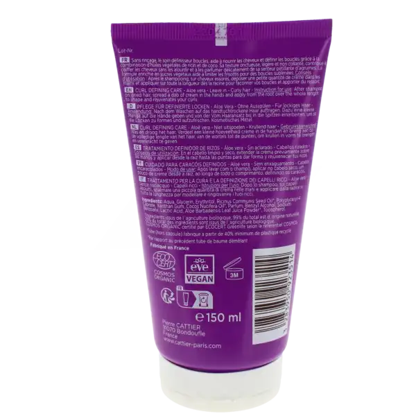 Cattier Spray Soin Coiffant Boucles Fl/150ml