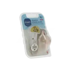 Mam Kit Sucette+attache-sucette Silicone 18mois + Etui/1 à La Couronne