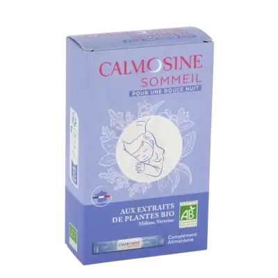 Calmosine Sommeil Bio Solution Buvable Relaxante Extraits Naturels De Plantes 14 Dosettes/10ml à Mérignac