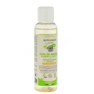 Alphanova Bébé Bio Huile De Massage Flacon De 100 Ml à La Lande-de-Fronsac