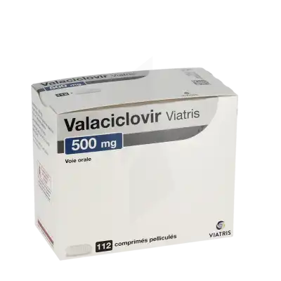 Valaciclovir Viatris 500 Mg, Comprimé Pelliculé à SAINT-PRIEST