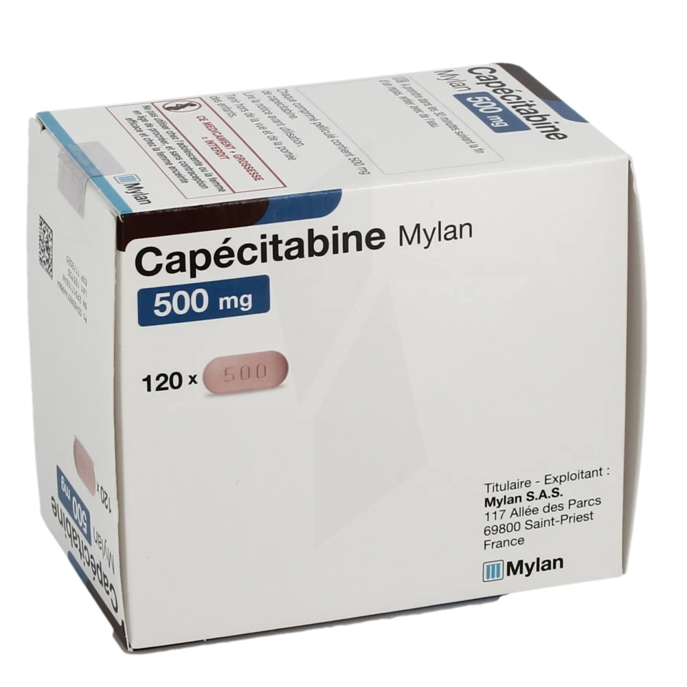 Capecitabine Viatris 500 Mg, Comprimé Pelliculé