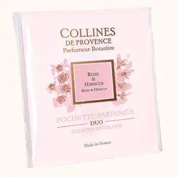 Collines De Provence Pochette Parfumée Rose Hibiscus 6g