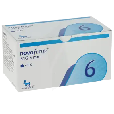 Novofine Aiguille Pour Stylo Injecteur 0,25x6mm B/100 à Monsempron-Libos