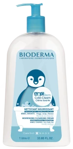 Bioderma Abcderm Cold-cream Lavante Crème Lavante Nourrissante Pour Bébé 1l