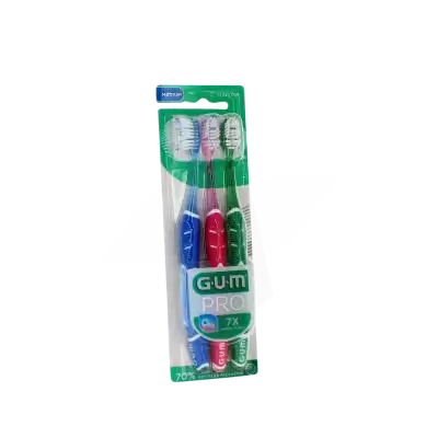 Gum Technique Pro Brosse Dents Médium Pack/3 à AIX-EN-PROVENCE