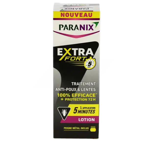 Paranix Extra Fort 5 Min Lot Antipoux Spray/100ml+peigne