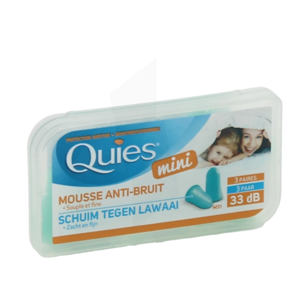 Quies Protection Auditive Mousse Vert Mini B/6