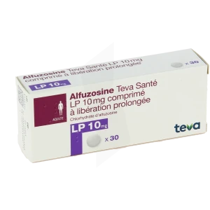 Alfuzosine Teva Sante L.p. 10 Mg, Comprimé à Libération Prolongée