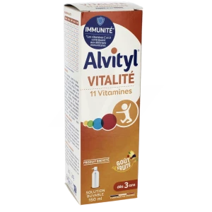 Alvityl Vitalité Solution Buvable Multivitaminée 150ml
