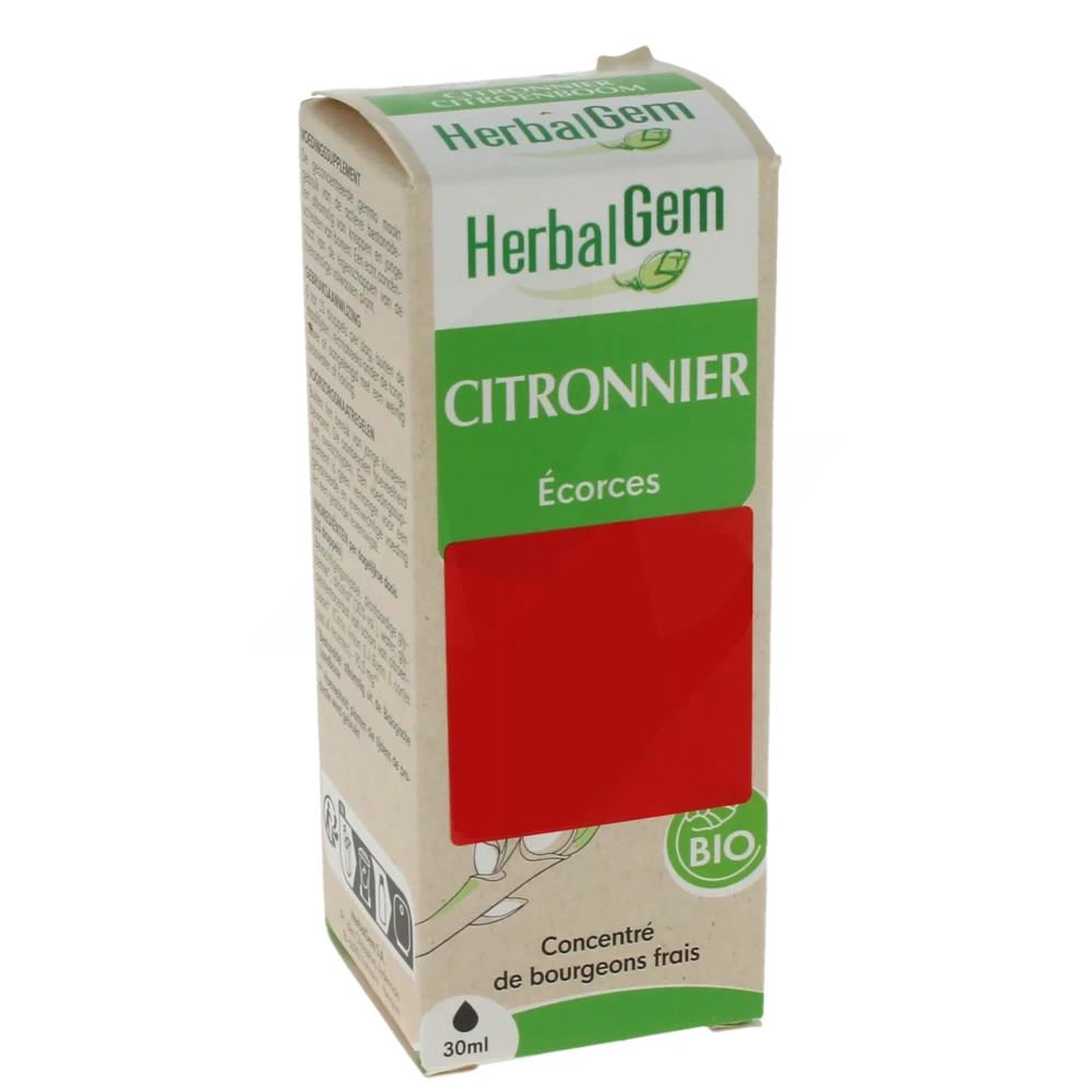 Herbalgem Citronnier Macérat Bio Fl Cpte-gttes/30ml
