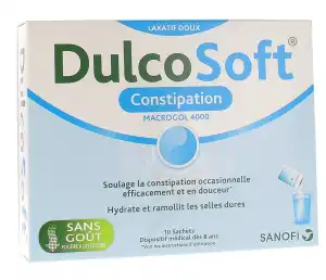Dulcosoft Constipation Poudre Pour Solution Buvable 10 Sachets/10g à BOURBON-LANCY