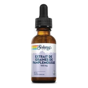 Solaray Extrait De Graines De Pamplemousse Liquide  100mg 30ml